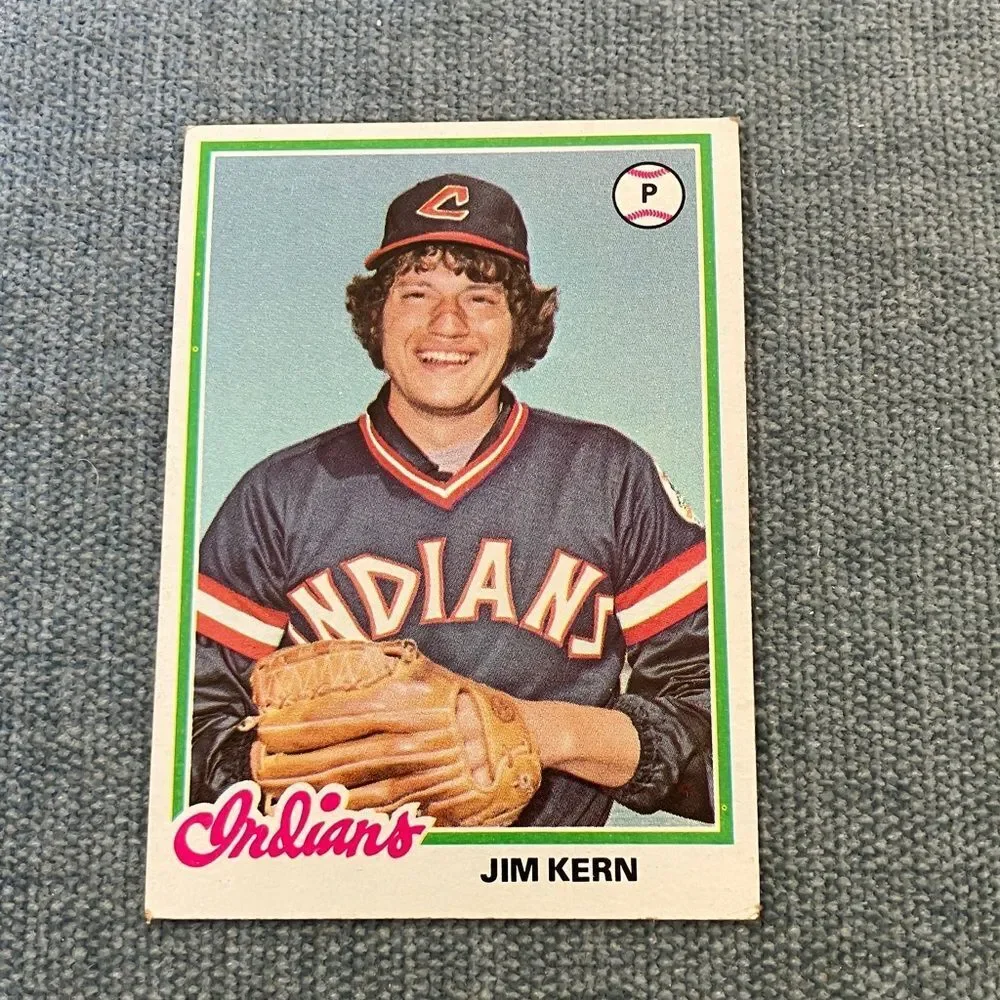 1978 Topps Cleveland Indians Baseball Card Trading Card